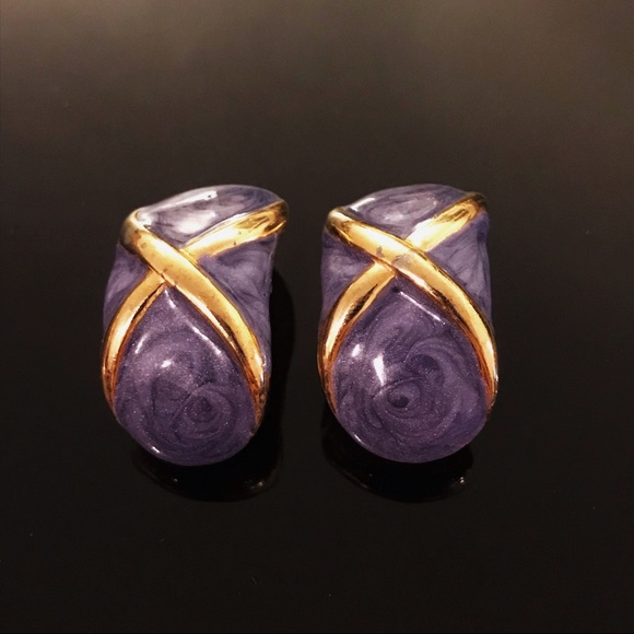 ✨Gorgeous Signed Gay Boyer Antique Earring Clips - Picture 2 of 3